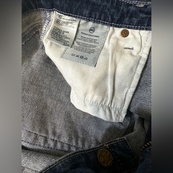 AG Adriano Goldschmied The Middi Ankle Legging Jeans Dark Wash Size 30R - Picture 7 of 7